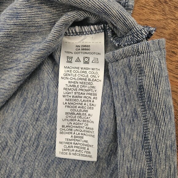 Pendleton Polo Mens M Blue Cotton Short Sleeve Casual Fishing Hiking Outdoors - Picture 4 of 5